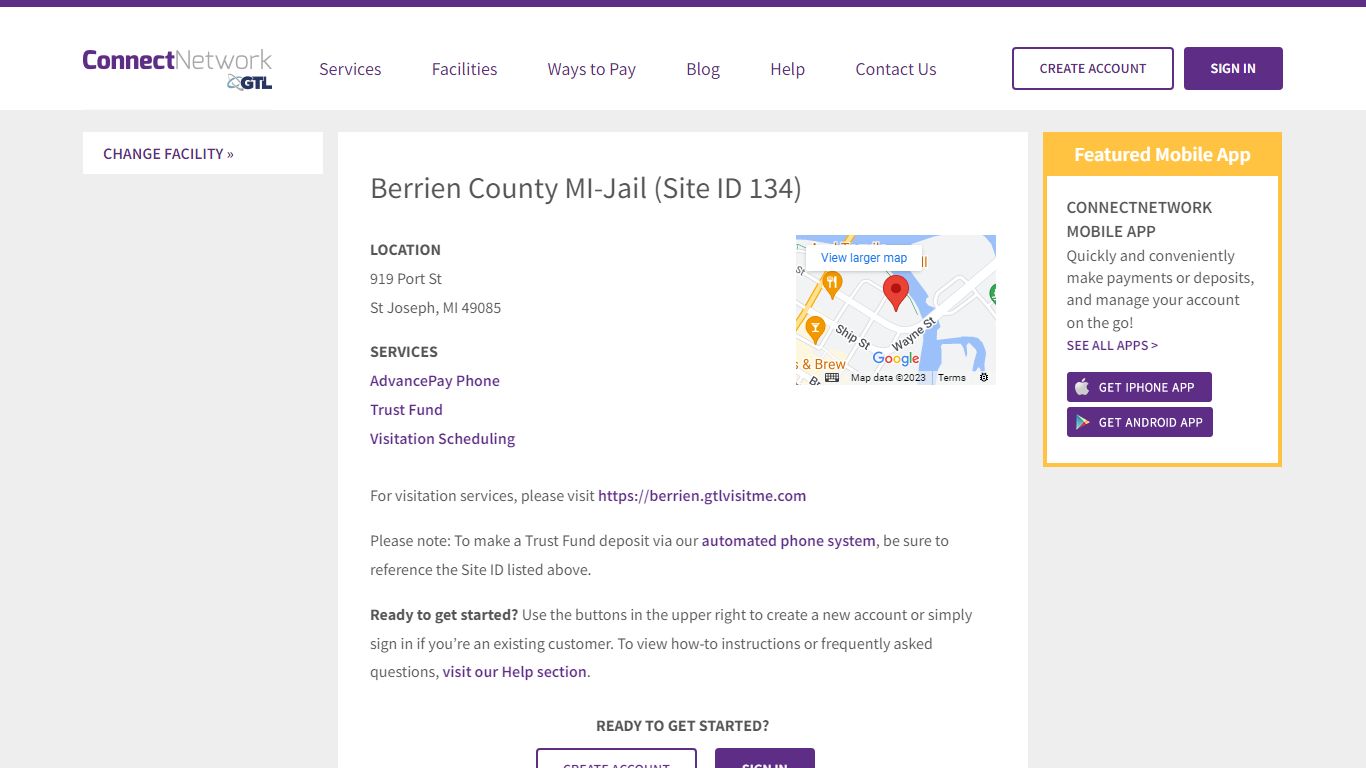 Berrien County MI-Jail | ConnectNetwork